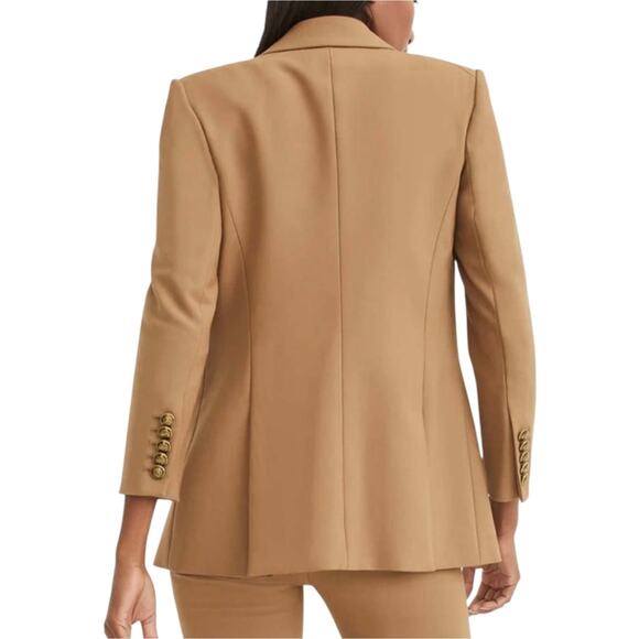 Veronica Beard Blazer Terre Dickey Jacket in Camel Wool Blend Business Workwear - Picture 2 of 14